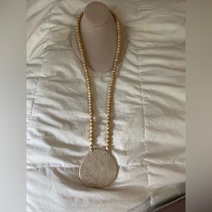 Artist made stone necklace